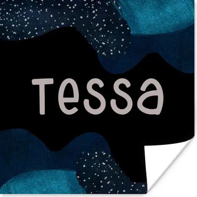 Produktbild von MuchoWow® Poster Tessa - Pastell - Mädchen 50x50 cm - Wohnzimmerdekoration