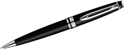 Produktbild von Waterman Expert Kugelschreiber | Mattschwarz, Chromzierteile | Mittlere Spitze | Blaue Tinte | Geschenkbox