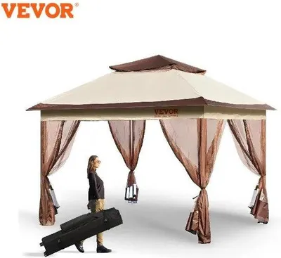 Obrázok produktu pre Famanu, pavilón proti dažďu – odolný voči poveternostným vplyvom a UV žiareniu – béžová farba