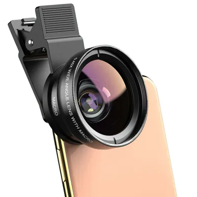 Produktbild von Kameraobjektive Apexel 2-in-1 für Smartphone / Tablet mit Clip