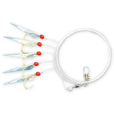 Produktbild von Zebco Heringsvorfach 5 Fischhaut Fliegen Gr. 4 Paternoster