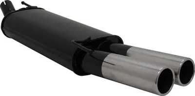 Image de Novus Sport Echappement 2x76 VW Golf 3 4 Cabrio Silencieux final en acier inoxydable