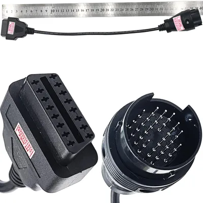 Produktbild von OBD1 38 Pin Adapter kompatibel mit Mercedes Benz Diagnosegerät OBD2 Scanner