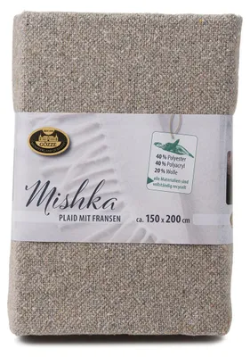 Produktbild von Wohndecke Mishka mit Fransen W.F.Gözze