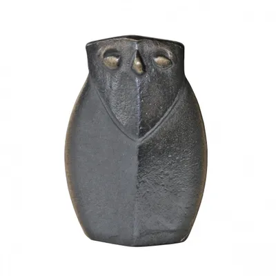Produktbild von Bronzeskulptur Eule poliert patiniert 9 cm