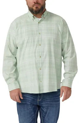 Produktbild von s.Oliver Regular Fit: Kariertes Baumwollhemd mit Button-Down-Kragen – 61n2_helles Türkis, Größe XXL