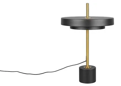 Immagine prodotto di Lampada da tavolo a LED, nero-oro, touch dimmer, H 45,5 cm