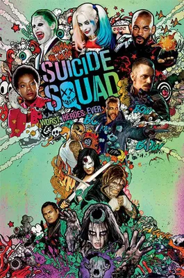 Obrázek produktu pro Empireposter 744593, 1 kusů, Komiks, Suicide Squad, Nuke, Obdélník, Chlapec/děvče