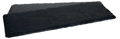 Produktbild von 2x Schieferplatten 11x30cm Untersetzer Deko-Teller Servier-Platte Naturschiefer