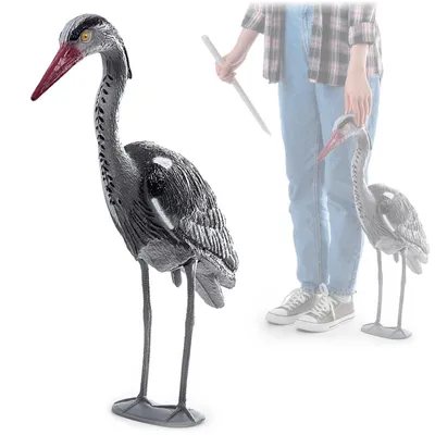 Obrázok produktu pre KADAX Záhradná socha, dekorácia do záhrady, volavka, veľká, 70 cm, XXL