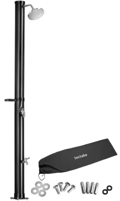 Produktbild von tectake® Solardusche Tinto 20 Liter, mit Seifenablage extra Wasserhahn, inklusive Schutzhülle