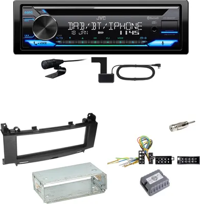 Produktbild von JVC KD-DB922BT Bluetooth DAB Einbauset für Mercedes A B Klasse W245 W169