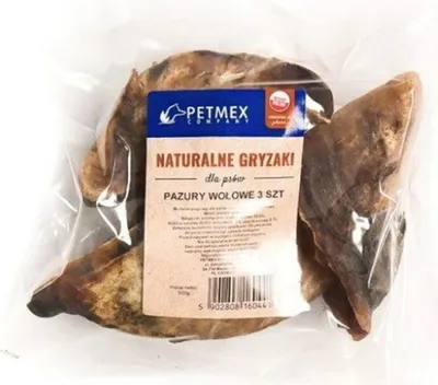 Obrázek produktu pro Svačinka pro psy Petmex Hovězí kopyta hovězí a telecí maso