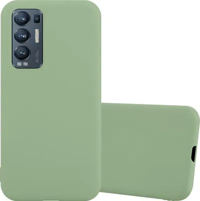 Image de Cadorabo Housse pour Oppo FIND X3 NEO Housse en vert Housse pour téléphone portable TPU Silicone Etui Case Cover