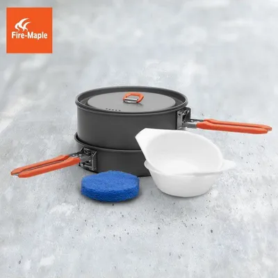 Image de Set de vaisselle de camping Fire-Maple Feast 1 orange