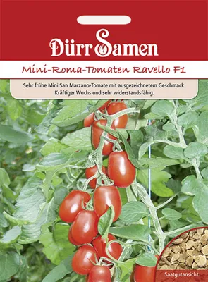 Produktbild von Mini-Romatomate Ravello F1 | Romatomatensamen von Dürr Samen
