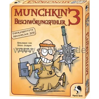 Produktbild von Munchkin 3 - Beschwörungsfehler / Kartenspiel