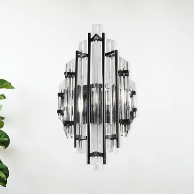 Produktbild von Wandleuchte Innen Aus Metall (Antik Copfer Farbe) und Glas in Vintage Deko Wandlampe