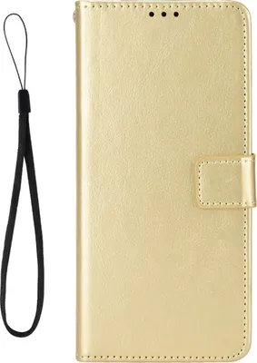 Produktbild von Mobigear Wallet  TCL 30 Hülle Klapphülle Geldbörse - Gold