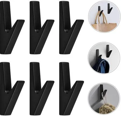 Immagine prodotto di Ganci da parete Matzwarte, set da 6, per bagno, cucina, corridoio