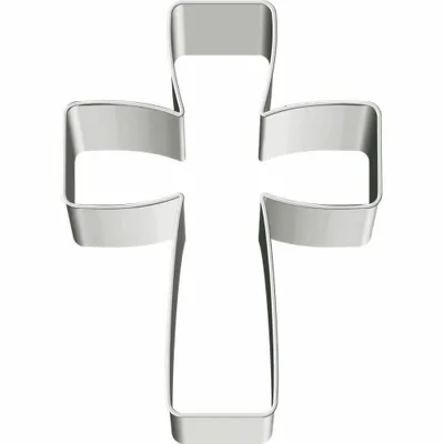 Produktbild von Birkmann Ausstechform Kreuz, Ausstecher, Plätzchenform, Keks, Plätzchen, Edelstahl, 6 cm, 197961