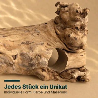 Produktbild von AquaOne Javaholz Aquarium Höhle 25cm Versteck für Garnelen & Welse