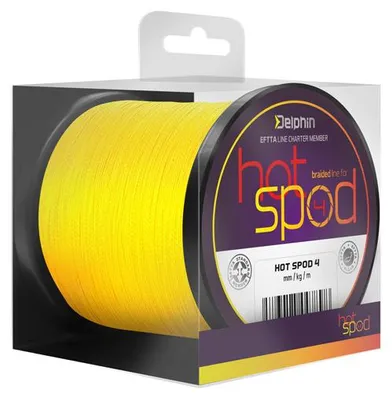 Produktbild von Delphin HotSPOD 4 Yellow 0,14 mm 300 m 9,10 kg Angelschnur