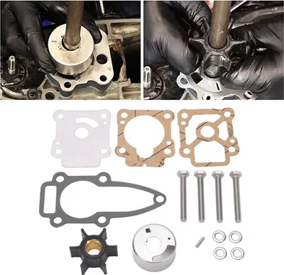 Image de Kit de réparation pour pompe à eau 361-87322-0 Kit de conversion pour roue de pompe Remplacement pour Tohatsu M6B M8B M9.8B