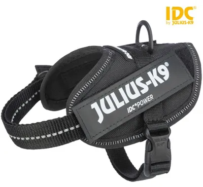 Produktbild von Julius-K9® IDC Powergeschirr®, 2XS / Baby 2: 33–45 cm / 18 mm, schwarz