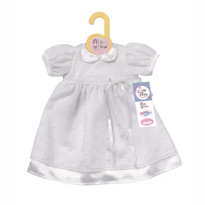 Produktbild von Dolly Moda Taufkleid 39-46cm weiss