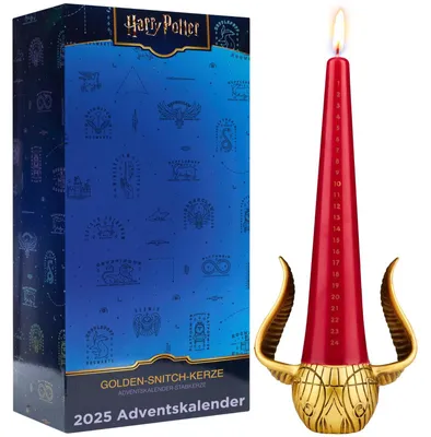 Produktbild von Adventskalender 2026 Kerze 1-24 Tage Halter Doppelt Nutzen Zählt Die Tage Magisch Multi Snitch