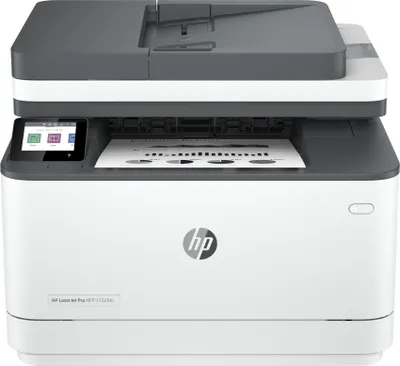Produktbild von HP LaserJet Pro 3102fdn Multifunction Schwarzweiß Drucker, Nur Ethernet; Kopierer, Scanner, Laser, Monodruck, 1200 x 1200 DPI, A4, Direktdruck, Weiß