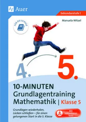 Immagine prodotto di 10-Minuten-Grundlagentraining Mathematik Klasse 5