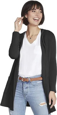 Produktbild von SKECHERS Skechluxe Restful Hoodigan Jacke Damen schwarz S