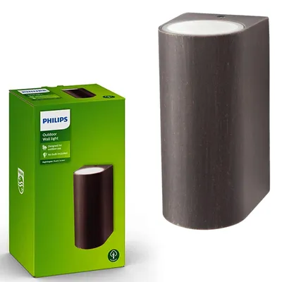 Obrázok produktu pre Philips 8718696154014, Vonkajšie nástenné osvetlenie, Hrdzavá farba, Kov, IP44, Patio, Záhrada, I