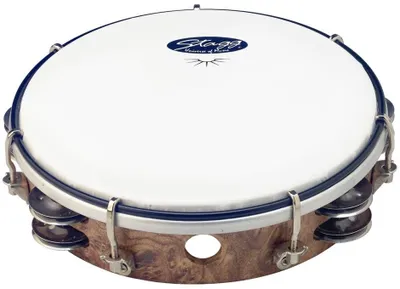 Image de Stagg TAB-208P/WD, tambourin accordé double rangée, 8''