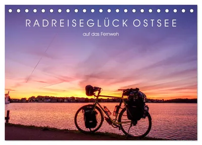Produktbild von Radreiseglück Ostsee (Tischkalender 2027 DIN A5 quer), CALVENDO Monatskalender