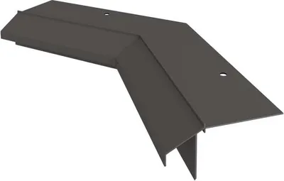 Obrázek produktu pro Hliníkový okapový profil Renoplast K10R pryskyřičné podlahy, vnitřní roh 135°, grafit