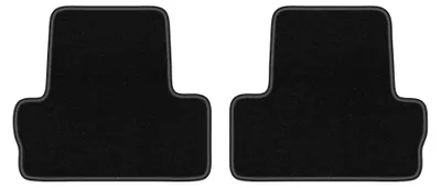 Produktbild von Velours-Fußmatten Hinten für Opel Ampera I 2012-2017 (Schrägheck) – 2-tlg, Schwarz, passgenau – Wielganizator LUX