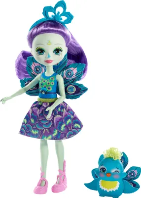 Produktbild von Enchantimals Patter Peacock & Flap Puppe