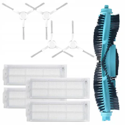 Immagine prodotto di Accessori per aspirapolvere - 9 pezzi - compatibili con Xiaomi S10 Vacuum Mop Pro, VIOMI V2, V3 e SE - Spazzola principale