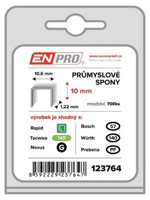 Produktbild von Heftklammern PROFI, 345/10 mm, 700 Stück, Blister, ENPRO