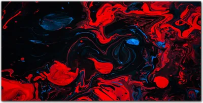 Produktbild von Coloray - Bild aus Glas - 120x60 cm - wanddekoration Küche glasblock mit bild Dekoration wohnzimmer gehärtetes Glas - rote Flecken