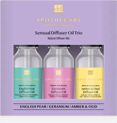 Produktbild von Dr botanicals Belebendes und energetisierendes Diffusoröl-Trio