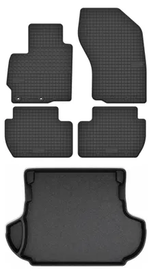 Obrázok produktu pre Gumové autokoberce SolidTread + vaňa kufra pre: Mitsubishi Outlander II 2006-2013 SUV 5 ks
