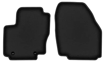 Produktbild von Velours-Fußmatten Vorne für Ford Mondeo MK4 2007-2012 (Liftback/Limousine/Kombi) – 2-tlg, Schwarz, passgenau – Wielganizator DURBAN