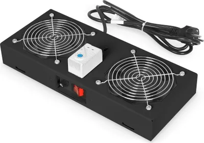Produktbild von Dachlüftereinheit für 483 mm (19") Wandgehäuse (schwarz)