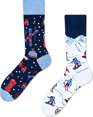 Produktbild von Motivsocken "ALPINE SKI" von Many Mornings.Größe:39-42