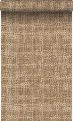 Obrázok produktu pre Origin Wallcoverings tapety ľanový vzhľad béžová hnedá 50 x 900 cm