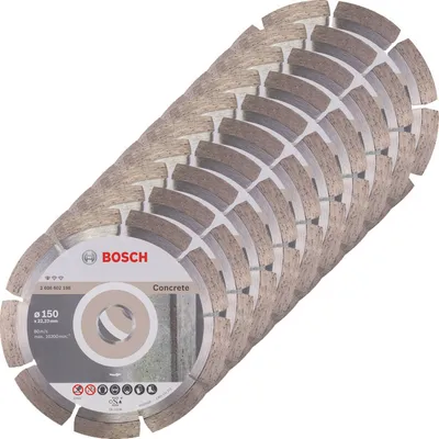 Obrázek produktu pro Diamantový řezný kotouč Standard pro beton, 150 x 22,23 x 2 x 10 mm, balení po 10 ks